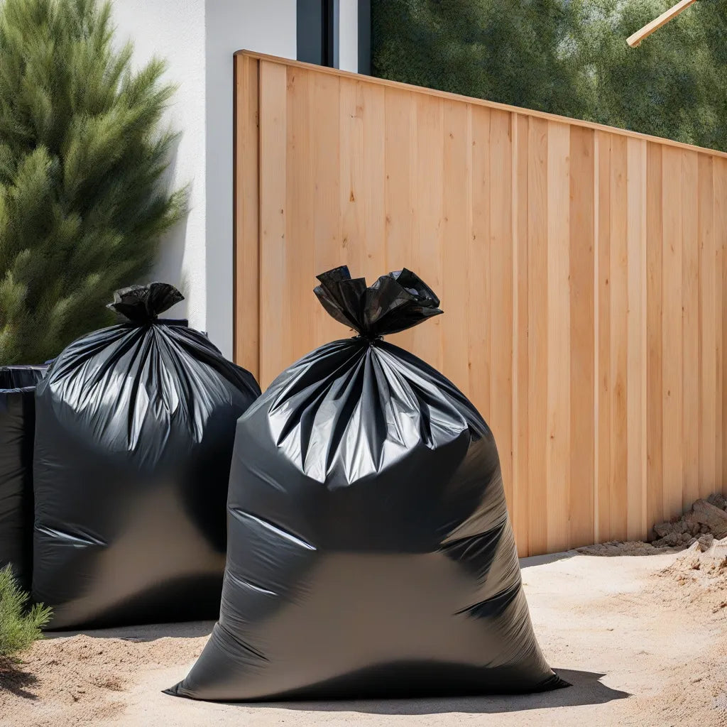 PLASTICPOWER-39gallon trash bags heavy duty -kitchen plastic bag-ultra thinckness / 2mil / 100bags / 33"*39“/GP-15100